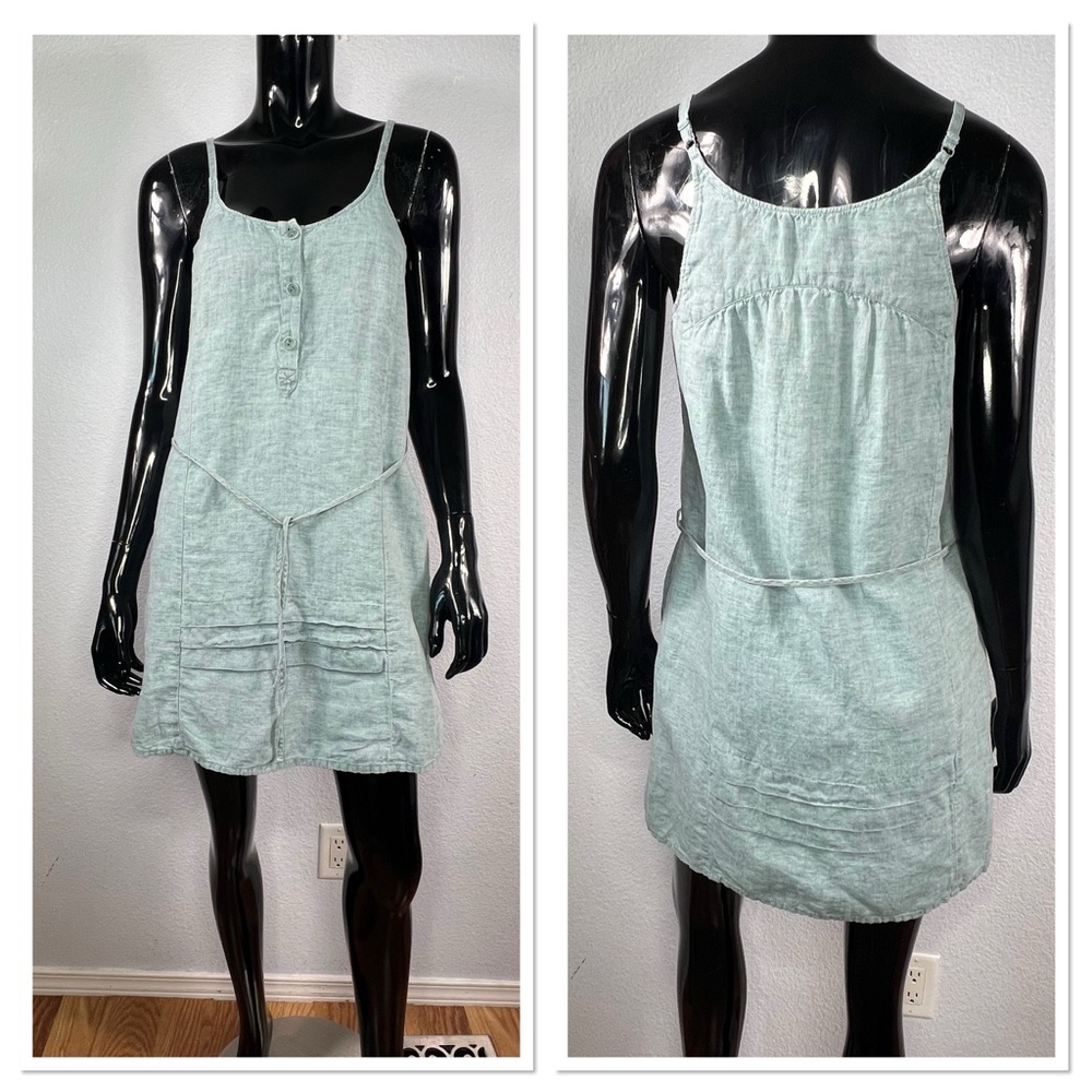 COTÉLAC Linen & Cotton Sundress w/Side Pockets Sz 1 / US 6